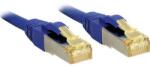 Lindy RJ45 Hálózat Csatlakozókábel CAT 6a S/FTP 1.50 m Kék Védővel LINDY (47278) (47278)