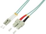 LogiLink Fiber duplex patch kábel OM3 50/125 LC-SC 1m aqua (FP3LS01) (FP3LS01) (FP3LS01)