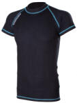 RSA Heat termo póló fekete-kék rövid ujjú - motozem - 15 850 Ft