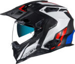 NEXX Helmets Enduro sisak NEXX X. Sze 2 Vaal Szén fekete-fehér-piros