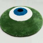  Covoras baie acril, rotund 90cm, Alessia Home, Nazar Green Covor baie