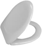 Reactiv / DUROPLAST / Technik Sanitary Silento lassú záródású antibakteriális WC ülőke, műanyag lecsapódásgátlós zsanérral, univerzális kivitel, fehér