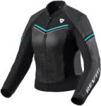 Revit Jachetă de motocicletă Revit Median Black and Turquoise pentru femei lichidare (REFJL126-1040)