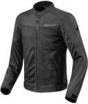 Revit Eclipse negru negru jacheta de motociclete výprodej lichidare (REFJT223-0010)