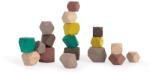 Miniland Joc Educativ Pentru Dezvoltarea Motricitatii Wood Stones (ML94052) - piciulica