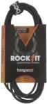 Bespeco ROCKIT Stereo Cable Jack 3, 5 TRS - Jack 3, 5 TRS 3 m