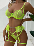 JGF Mia Lace Set 4-pcs Neon Green L
