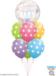  Héliumos luficsokor babaszületésre, babaváróra, Welcome Baby - INGYENES GLS szállítással (LUFI822884)