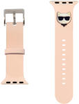 Karl Lagerfeld Choupette Head Curea Apple Watch 42/44/45/49 mm - Roz
