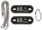 MFH dögcédula lánccal AB NEG, 3D PVC - waragod - 2 850 Ft
