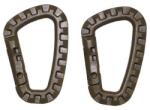 MFH műanyag karabiner 2db, coyote