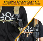 Spider Camera Holster Spider X Backpacker Kit (SP195) - 220volt