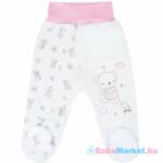 NEW BABY Baba lábfejes nadrág - New Baby Bears rózsaszín - 50