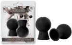 NMC Nippless Silicone Nipple Sucker Set Black 2pcs