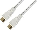 TECHLY ICOC HDMI-4-005NWT HDMI kábel 0, 5 M HDMI A-típus (Standard) Fehér (ICOC-HDMI-4-005NWT) (ICOC-HDMI-4-005NWT)