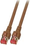 EFB-Elektronik RJ45 Patchkabel S/FTP, Cat. 6, LSZH, 0, 25m, braun (K5517.0, 25) (K5517.0,25)