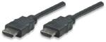 Manhattan 308816 HDMI kábel 1 M HDMI A-típus (Standard) Fekete (308816) (308816)