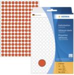 HERMA 8 mm átmérőjű Jelölő pötty piros (5632 cimke / csomag) (2212) (2212)