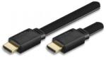TECHLY 1m HDMI HDMI kábel HDMI A-típus (Standard) Fekete (ICOC-HDMI-FE-010) (ICOC-HDMI-FE-010)