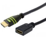 TECHLY ICOC HDMI2-4-EXT010 HDMI kábel 1 M HDMI A-típus (Standard) Fekete (ICOC-HDMI2-4-EXT010) (ICOC-HDMI2-4-EXT010)