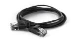 Wantec UTP CAT6a Patch kábel 7m - Fekete (7318) (7318)