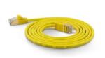 Wantec SSTP CAT7 Patch kábel 0.5m - Sárga (7172) (7172)