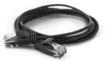 Wantec UTP CAT6a Patch kábel 3m - Fekete (7316) (7316)