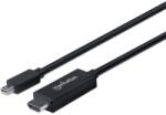 Manhattan 153232 video átalakító kábel 1, 8 M Mini DisplayPort HDMI A-típus (Standard) Fekete (153232) (153232)