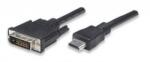 TECHLY 3.0m HDMI - DVI-D M/M 3 M Fekete (ICOC-HDMI-D-030) (ICOC-HDMI-D-030)