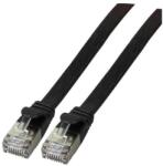 EFB-Elektronik RJ45 Flachpatchkabel U/FTP, Cat. 6A, PVC, 0, 5m, schwarz (K5545SW. 0, 5) (K5545SW.0,5)