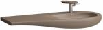 Laufen ILBAGNOALESSI ONE Ráépíthető mosdó, pult bal oldalon egy csaplyuk, középen, matt kávé H8149741881041 (H8149741881041)