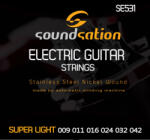 Soundsation SE531 - Elektromosgitár húrszett - Super Light