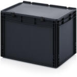 AUER Packaging Esd Euro Tárolóláda Zsanéros Fedéllel Esd Ed 64/42 Hg (ESD_ED_64_42_HG)