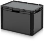 AUER Packaging ESD Euro Tárolóláda Zsanéros Fedéllel ESD ED 64/42 HO (ESD_ED_64_42_HO)