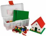 Q-BRICKS ® 400 db-os lego-kompatibilis építőkocka készlet - Házikó alapszínekben + tárolódoboz