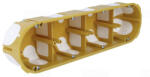 Kopos Gipszkarton doboz 4-es, 50mm mély, sárga, légtömített KPL 64-50/4LD NA Kopos ( 64-50/4LD_NA)
