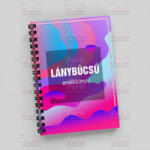 Partikellékek Emlékkönyv Lánybúcsúra - Hullámos