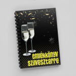 Partikellékek Emlékkönyv Szilveszterre - Pezsgős