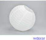  Papír lampion 25 cm - Fehér
