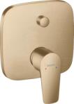 Hansgrohe Talis E 1karos falsík alatti kádcstp, szálcs. bronz