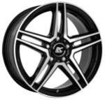 RC RCD17 SGVP - Fényes fekete polírozott 5/112 18x8 ET38 66, 6 - nyarigumi