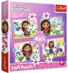 Trefl Gabi babaháza 4 az 1-ben puzzle 35,48,54,70 db-os (34620)