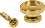Boston EP-R-G strap buttons, metal, with screw, spherical model, diameter 14mm, 2-pack, gold