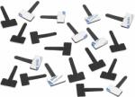 Boston CTAB-20 cable ties, with adhesive back, set of 20