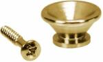 Boston EP-PP-G strap buttons, metal, with screw, v-model, diameter 17mm, 2-pack, gold