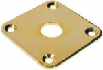 Boston JP-5-G jack plate, square, flat metal, gold