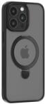DEVIA Husa Devia Delight Series Magnetic pentru iPhone 15 Pro cu suport Negru (DVHDMIXVPRN)