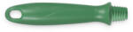IGEAX élelmiszeripari menetes nyél, rövid, zöld, 15cm, lehúzóhoz, csőtisztító keféhez (1061G)
