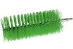 IGEAX élelmiszeripari kémcső-, és üvegtisztító kefe fej, átmérő 76mm, hossz 23cm, zöld (1068GM)