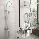 Inter Ceramic Душ система със смесител, пита, слушалка и шлаух ICT 6544LG, Inter Ceramic (6544LG)